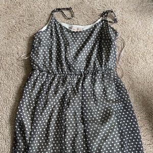 Black & White Print Dress Mini